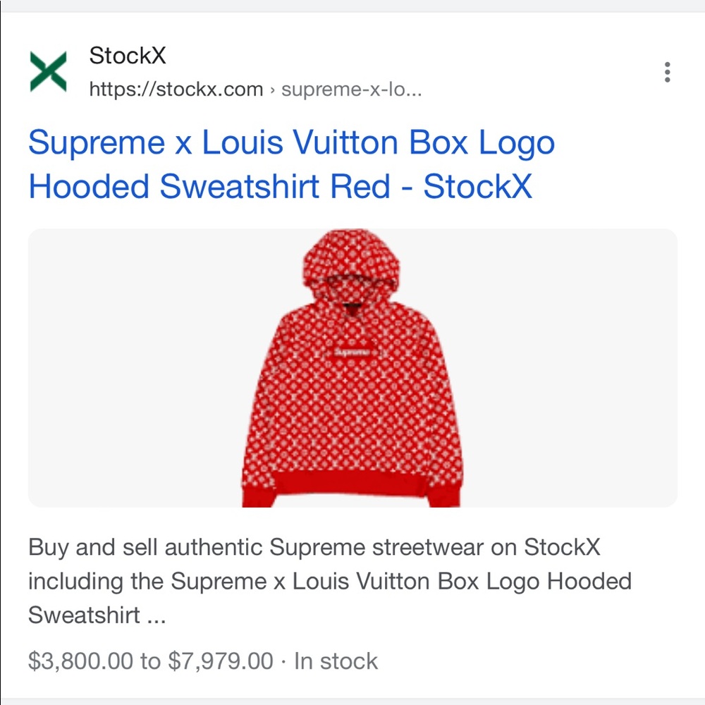 Supreme Louie Vuitton Hoodie